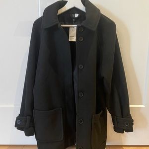 H&M Boxy Twill Coat